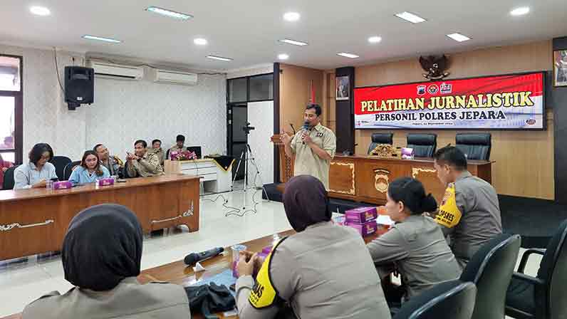 IJTI Muria Raya Bikin Pelatihan Jurnalistik di Polres Jepara