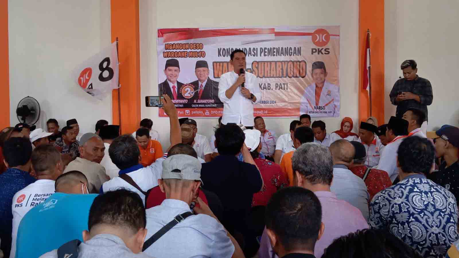 Konsolidasi PKS Pati: Wahyu-Suharyono Paslon Paling Bersih