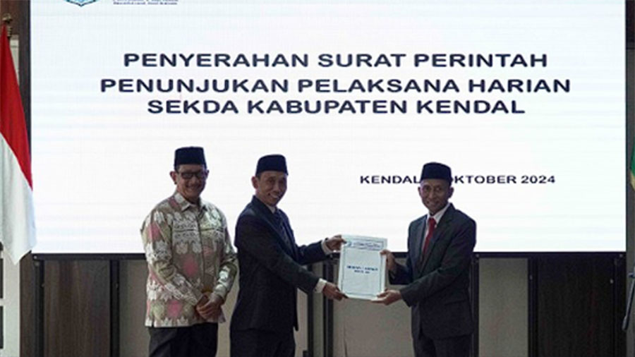 Sugiono Pensiun, Agus Dwi Lestari Ditunjuk Jadi Plh Sekda Kendal