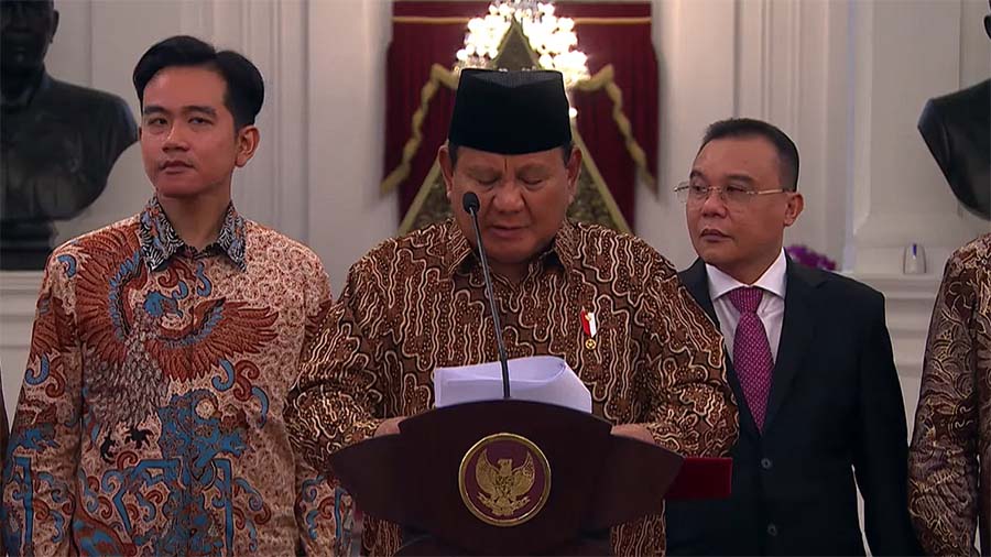 Daftar Lengkap Wakil Menteri Kabinet Merah Putih