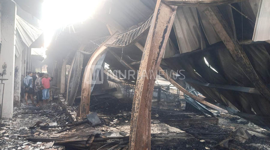 Pasar Gubug Grobogan Terbakar Habis, Ratusan Kios Hangus