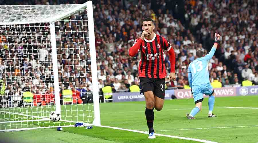 Hasil Real Madrid vs AC Milan: Los Blancos Babak Belur Dihajar Tamunya