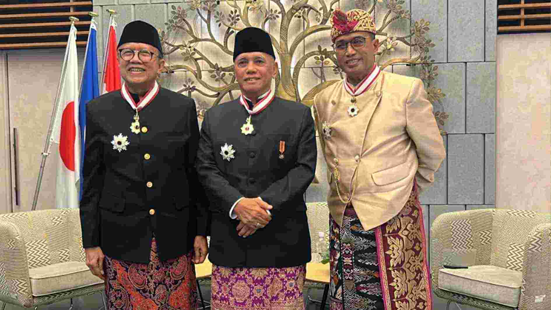 Tiga Tokoh Indonesia Terima Anugerah Bintang Jasa dari Kaisar Jepang