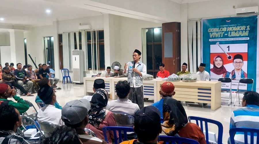Ikhtiar Menuju Kemenangan Pilkada Rembang, Vivit-Umam Gelar Istighasah