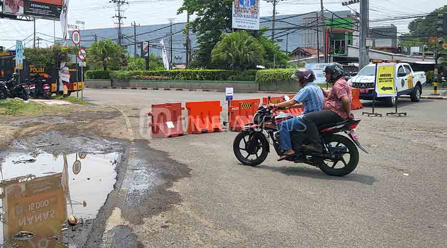 Ada Debat Pilkada Kudus 2024, Jalan Depan Hotel Griptha Ditutup