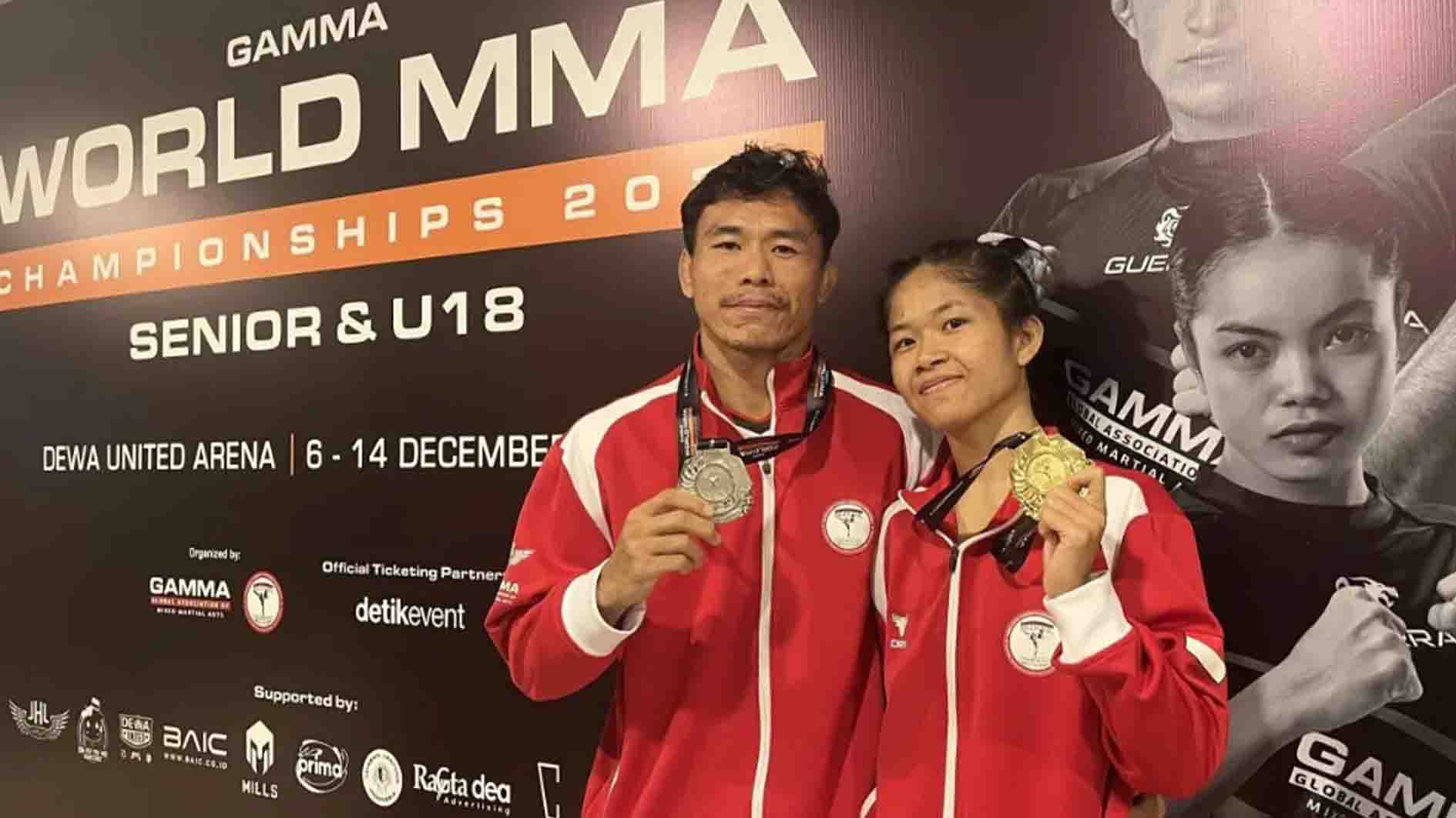 Atlet Asal Grobogan Sabet Medali Emas MMA World Championships 2024