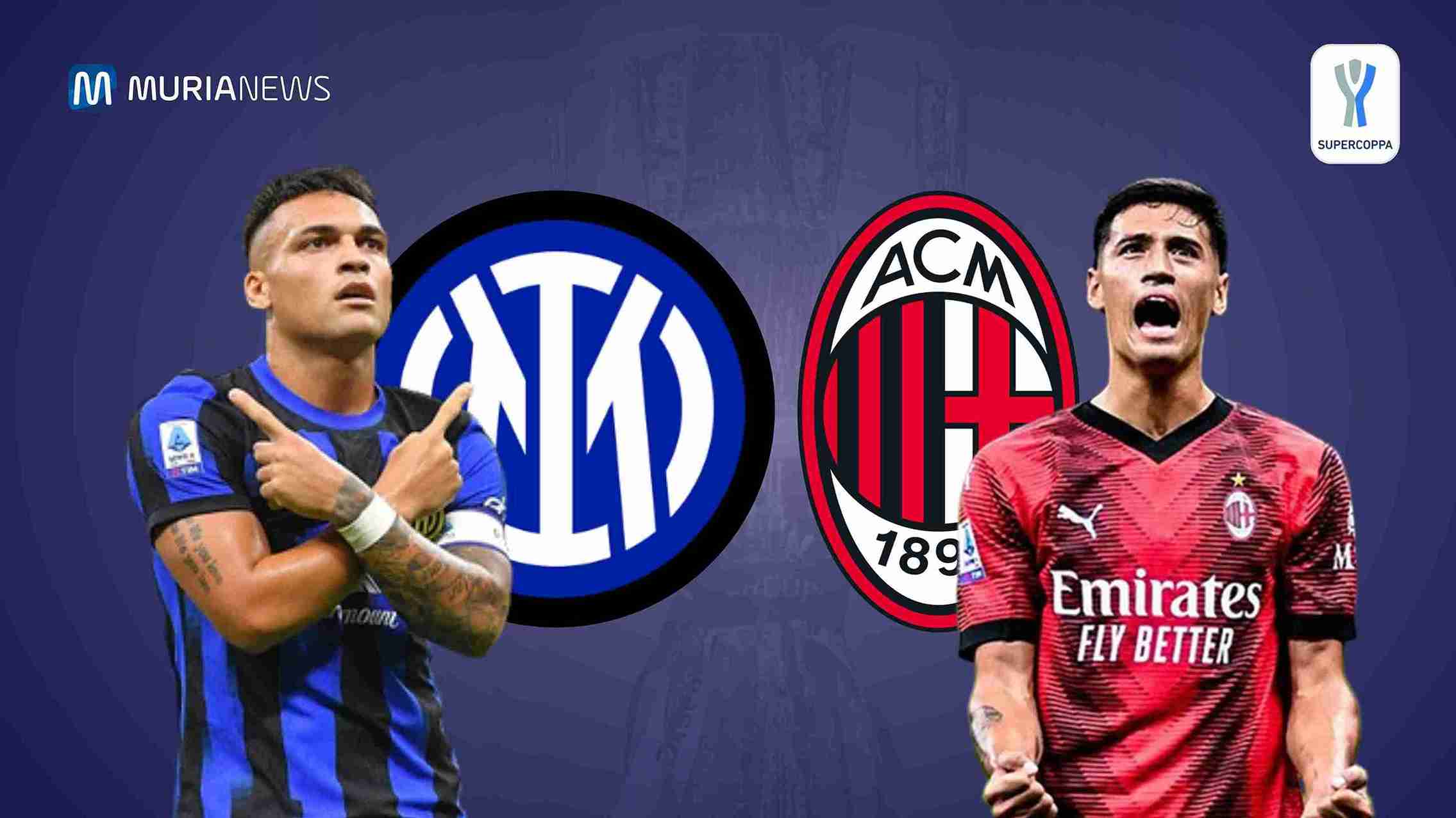 Jadwal Final Supercoppa Italia Inter vs Milan