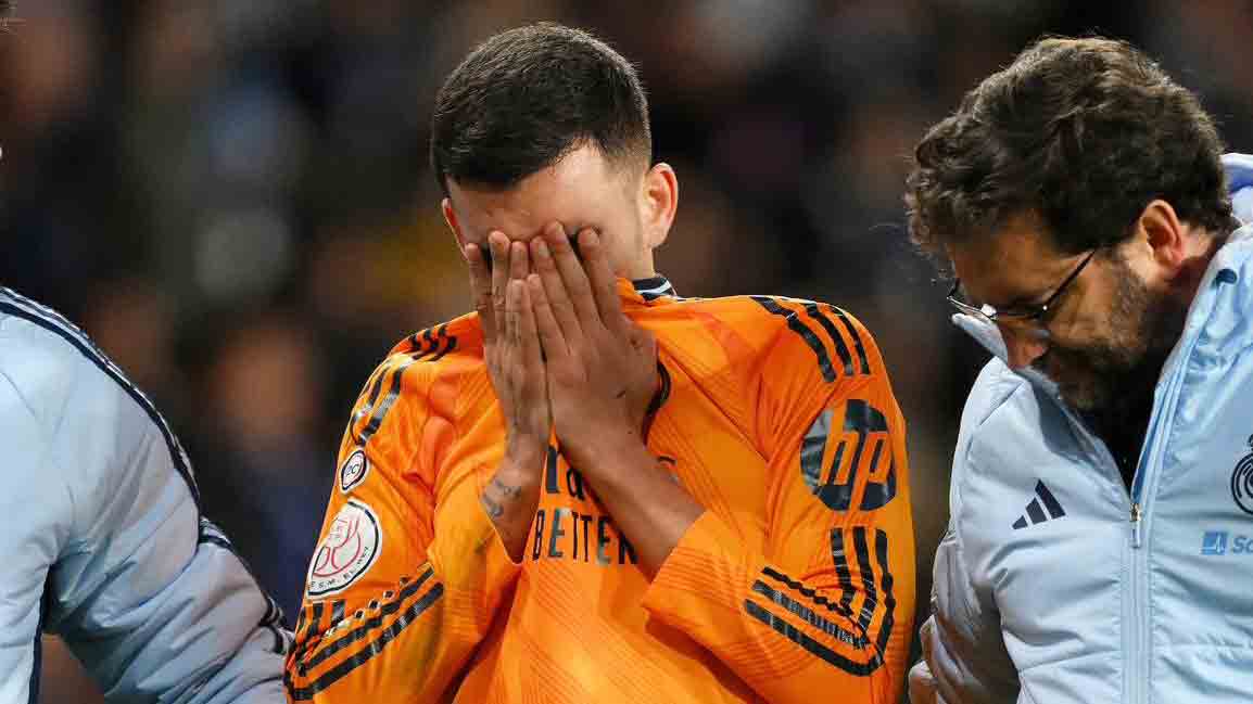 Tabrakan Dengan Kubo, Ceballos Keluar Lapangan Sambil Menangis