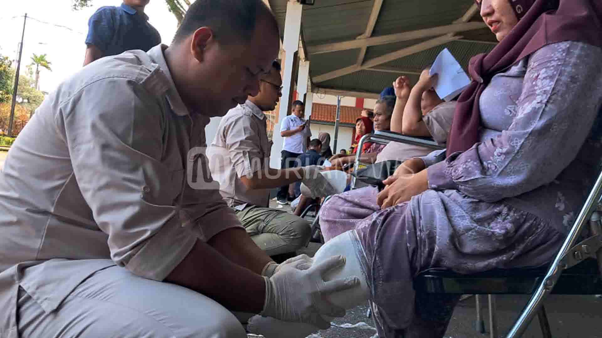 Puluhan Penyandang Tunadaksa Jepara Dapat Kaki dan Tangan Palsu Gratis