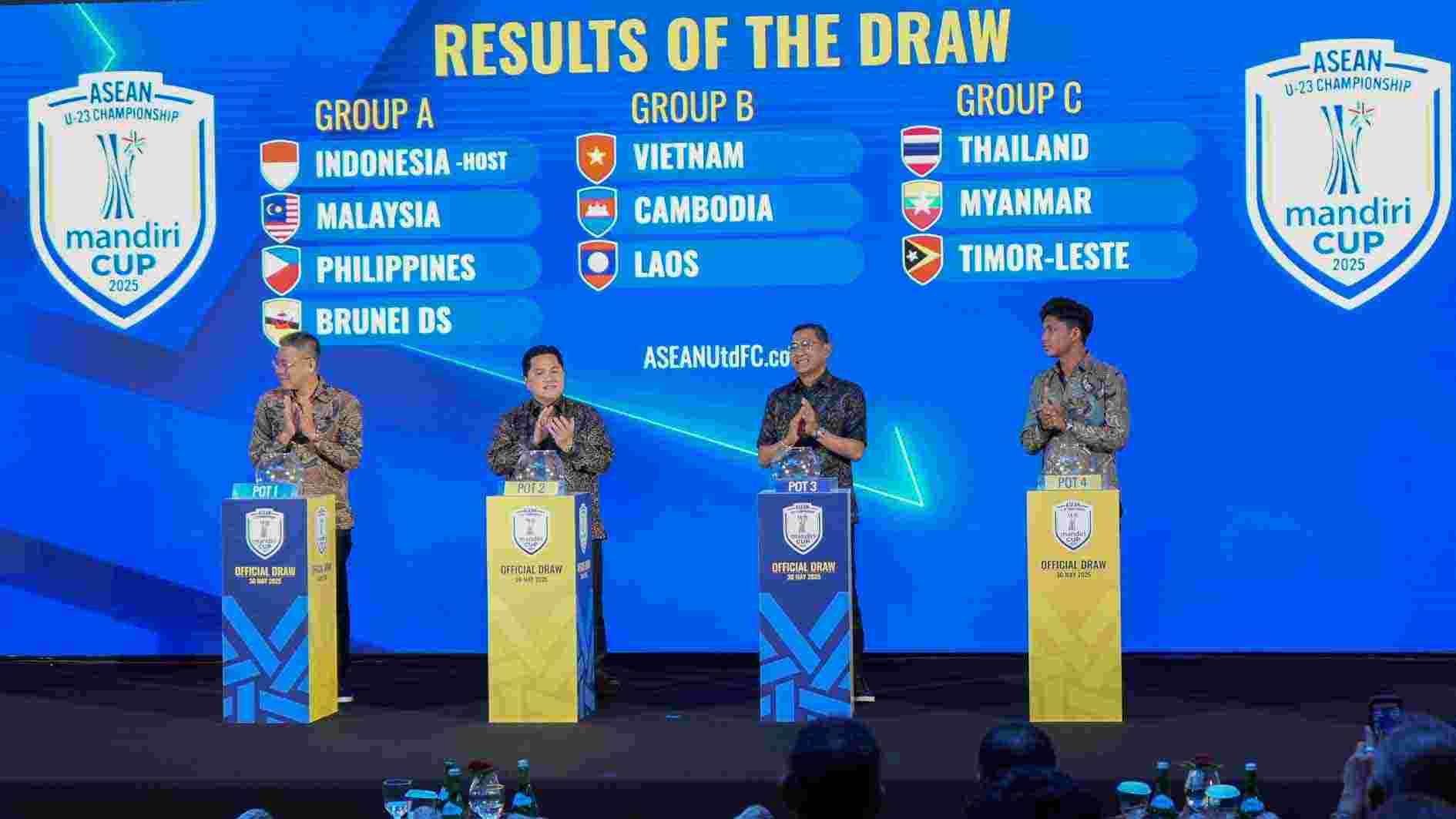 Indonesia Satu Grup dengan Malaysia di Ajang Asean U23 Championship