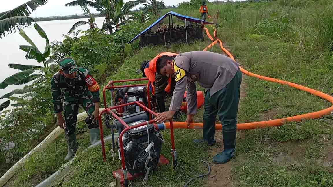 Atasi Banjir Grobogan, BPBD Kerahkan Mesin Pompa