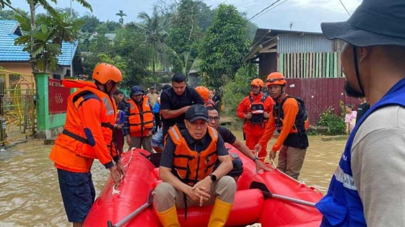 Banjir di Kendari Belum Terkendali, BPBD Fokus di Kali Wanggu
