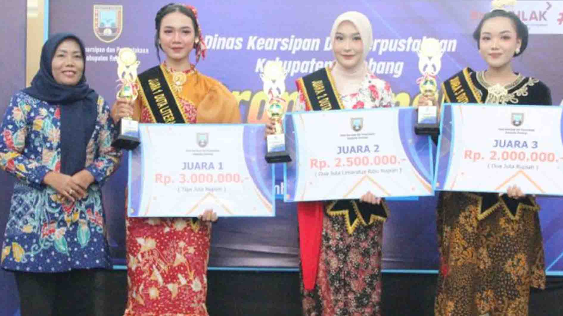 Jadi Juara Duta Literasi Rembang 2025, Ini Tekad Shofia Ramadhani