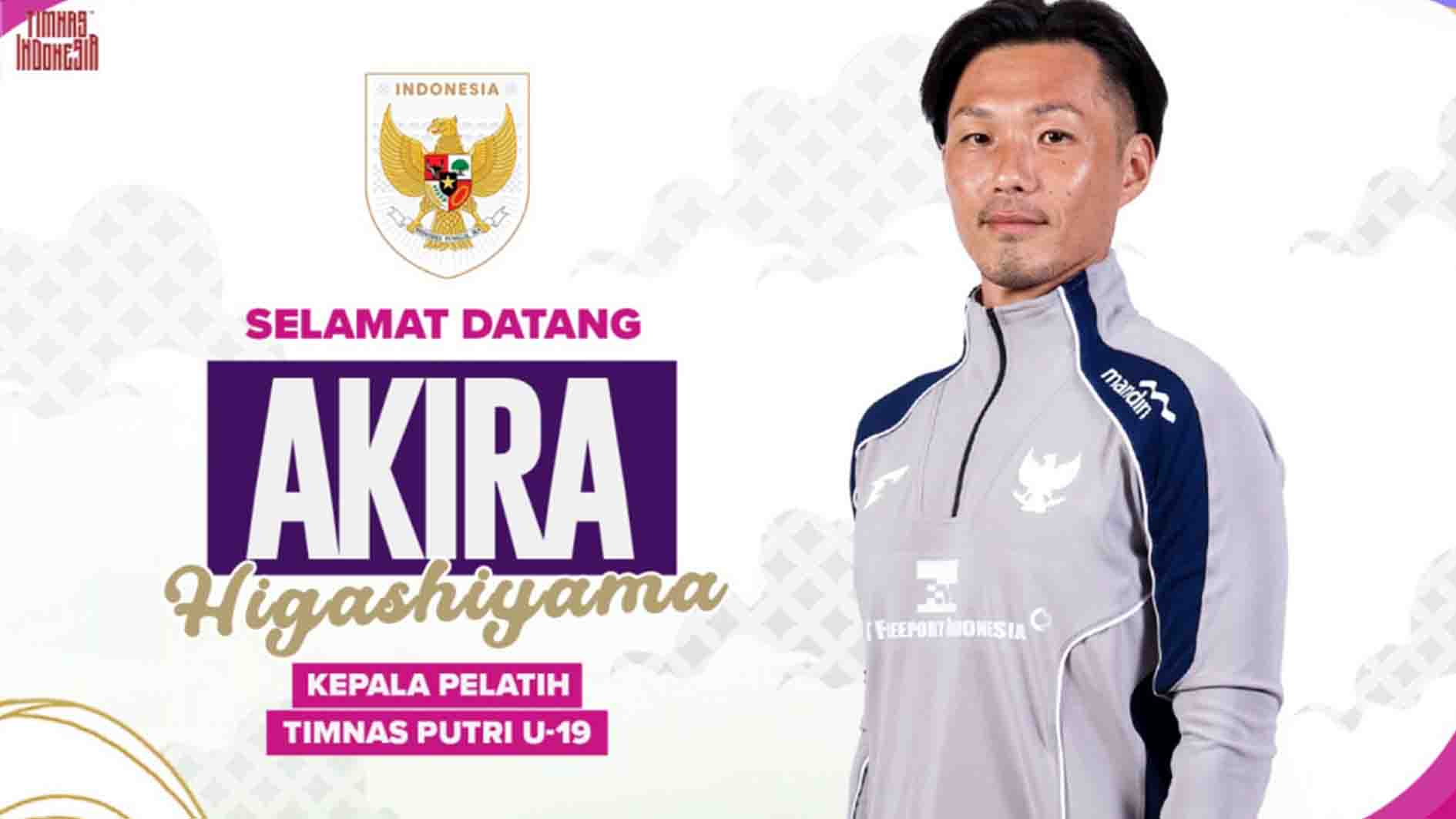PSSI Tunjuk Akira Higashiyama jadi Pelatih Timnas Putri Indonesia U19