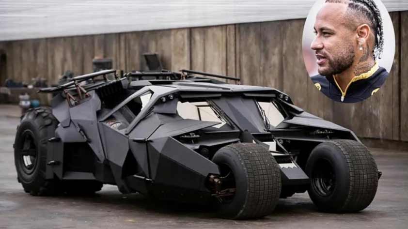 Gokil, Neymar Habiskan Rp 29 Miliar Untuk Bikin Batmobile