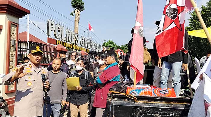 Diminta Bebaskan Pendemo, Kapolres Grobogan: Ada yang Bawa Bom Molotov