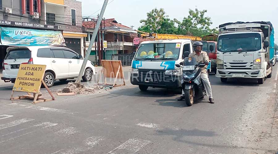 Dua Kecelakaan Terjadi di Jalan Sudirman Pati Gegara Kurang Penerangan
