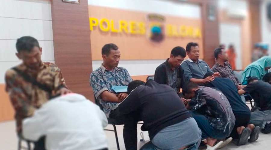 Gedung DPRD Blora Hendak Dilempari Batu, 12 Pemuda Diamankan