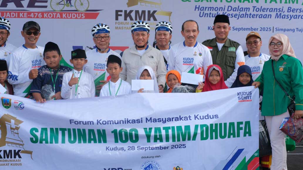 Fun Bike Hari Jadi Kudus ke-476, Gowes Santai Sembari Menebar Manfaat