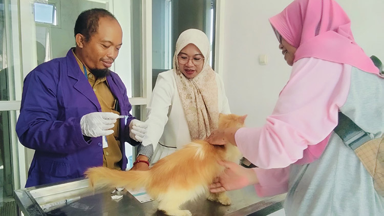 Waspada Rabies, Seratus Hewan Peliharaan di Pati Divaksin