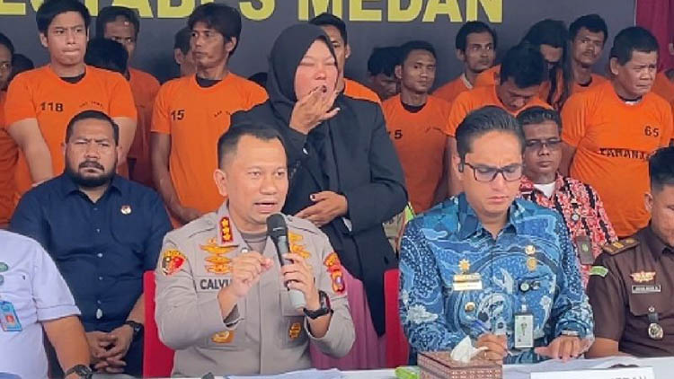 Sikat Gembong Narkoba, Polrestabes Medan Sita 60 Kg Sabu dalam 42 Hari