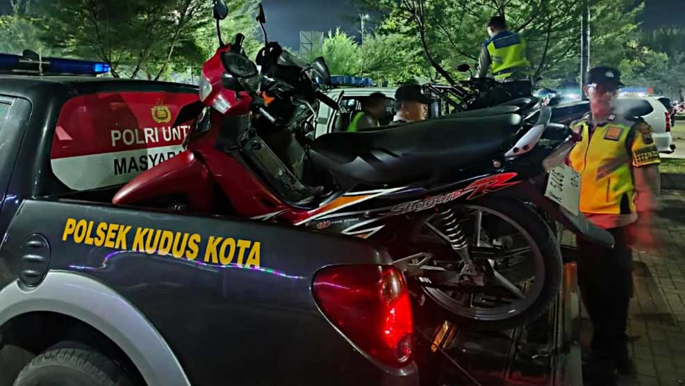 Parkiran Balai Jagong Kudus Jadi Arena Balap Liar, Pelaku Pelajar ​