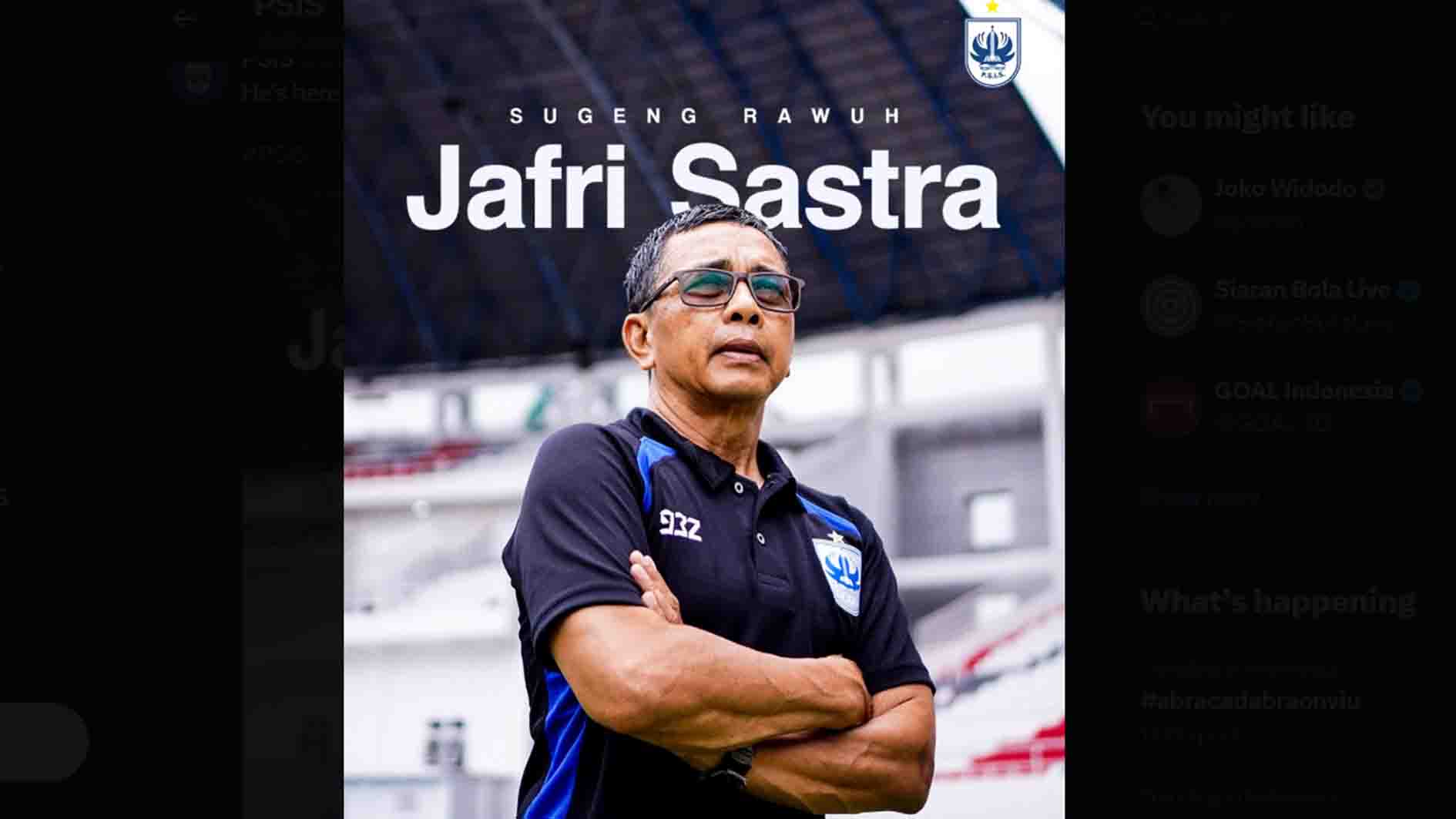 jafri-sastra-resmi-ditunjuk-jadi-pelatih-kepala-psis-semarang