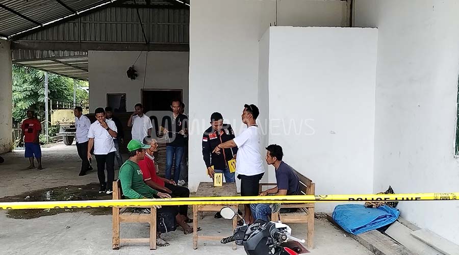 Polres Grobogan Gelar Prarekonstruksi Kematian Warga di Gudang Jagung