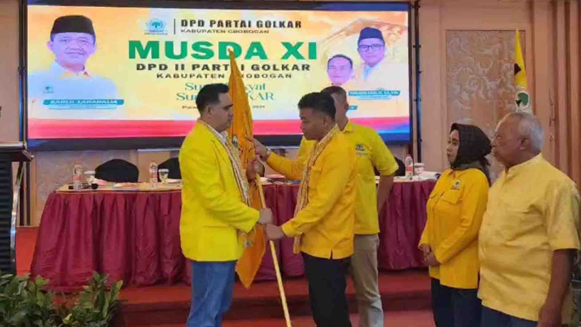Aklamasi, Dokter Hewan Wahono Terpilih Jadi Ketua Golkar Grobogan