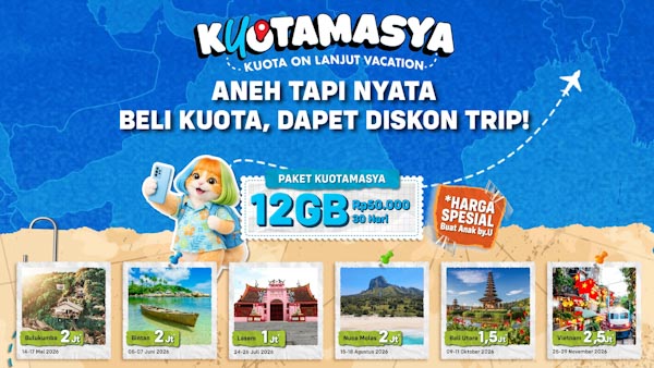 Checklist kUotamasya by.U 2026: Cara Beli Paket dan Ikut Program Trip