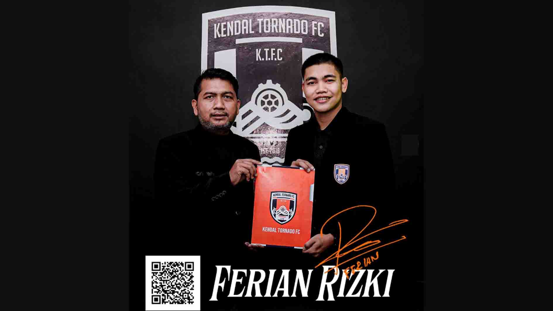 Dari Madura United, Ferian Rizky Kini Berlabuh di Kendal Tornado FC