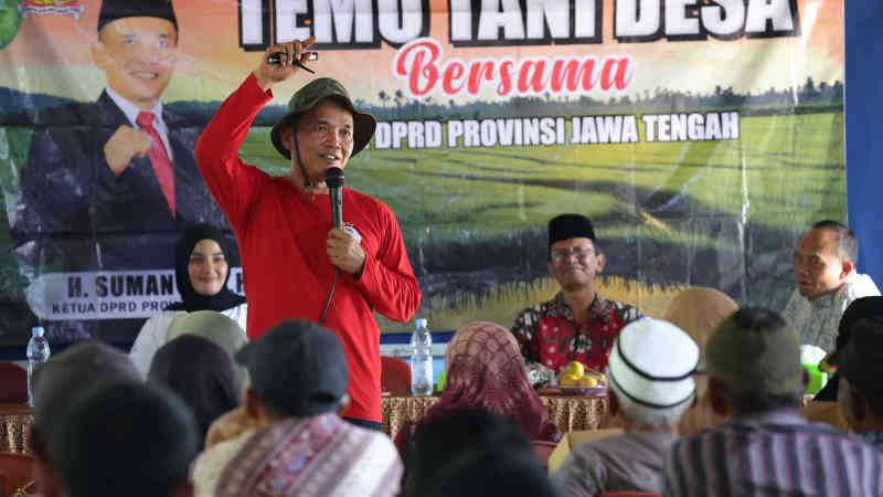 Sumanto Dorong Potensi Pertanian dan Wisata Desa Paseban Dikembangkan