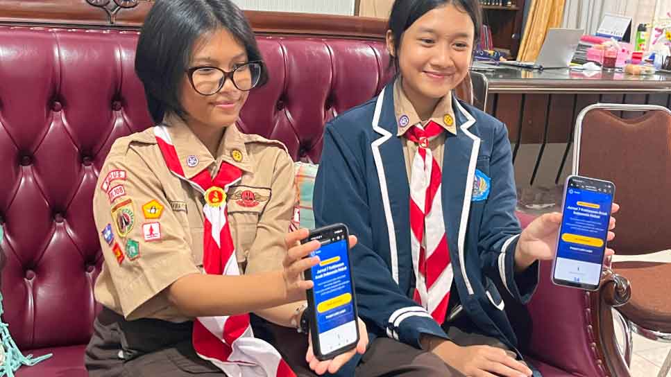 SMP 2 Kudus Buat Aplikasi Jurnal 7 Kebiasaan Anak Indonesia Hebat