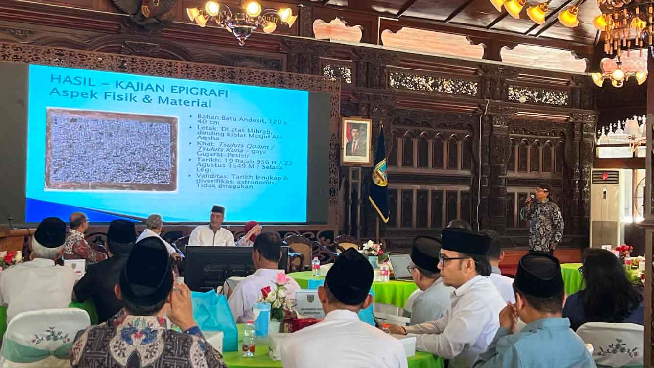 Menilik Prasasti Mihrab, Dasar Rekonstruksi Sejarah Hari Jadi Kudus