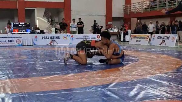 Ratusan Pegulat Muda Ramaikan Kejurprov Gulat 2026 di Grobogan